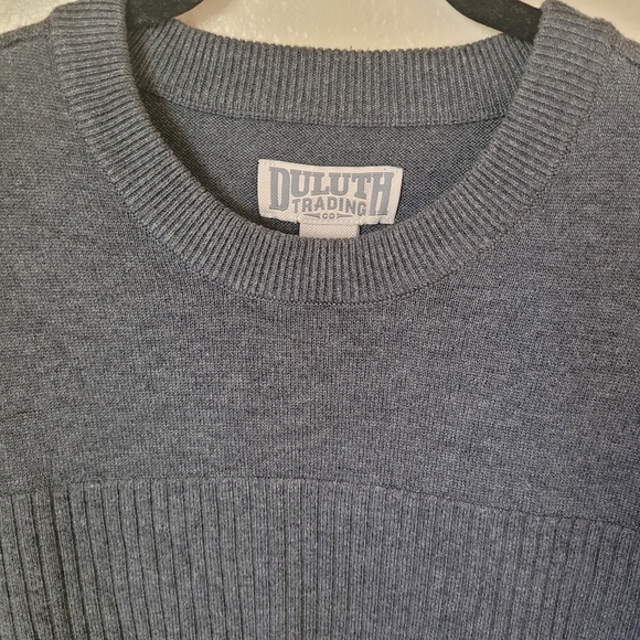 Duluth Trading Co Mens Crewneck Wool Blend Sweater Medium - Picture 3 of 6